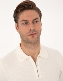 تصویر تریکو طرح دار مردانه رگولار پیرکاردین 50315729-VR019 