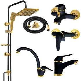 تصویر ست شیرآلات فراست پویا مدل smt مجموعه 6 عددی 