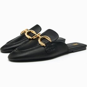 Leather mule sales loafers