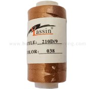 تصویر قرقره نخ ابریشم YASSIN رنگ عسلی (وارداتی) 