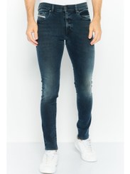 تصویر شلوار جین مردانه D Strukt مدل اسلیم فیت ساده کشی، آبی برند diesel Men D Strukt Slim Fit Plain Stretchable Jeans, Blue