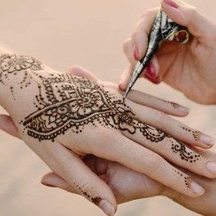 تصویر حنا قیفی طراحی بدن حنابندون 