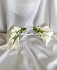 تصویر دسته گل عروس(شیپوری سفید) 