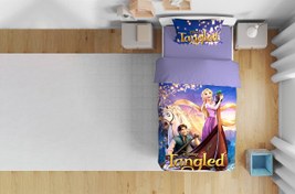 تصویر روتختی یک نفره آلوئه ورا لومانا 4تکه طرح Tangled 