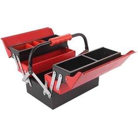 تصویر جعبه ابزار فلزی 30 سانت 3 طبقه آروا مدل 4703 ا ARVA 4703 tool box ARVA 4703 tool box