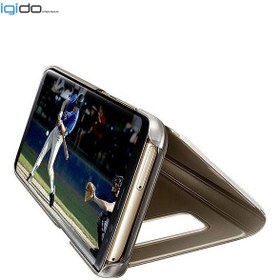 تصویر کیف محافظ اصلی سامسونگ Samsung Galaxy S8 Clear View Standing Cover 