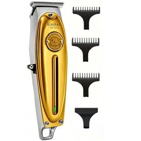 تصویر ماشین اصلاح موی سر و صورت کیمی مدل 1949 جدید NEW - نقره ای kemei Hair Trimmer 1949 New