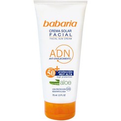 تصویر کرم ضد آفتاب صورت باباریا Spf50 مدل ADN حجم 75 میلی لیتر 