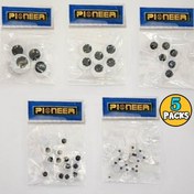 تصویر چشم عروسک متحرک – 5 بسته در 5 سایز 