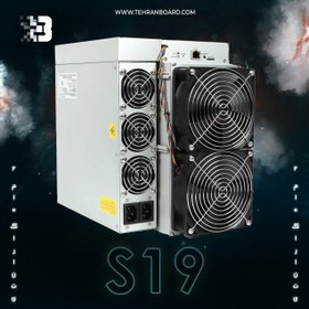 تصویر ماینر S19 توان 90 تراهش (Th/s) 88 Asic 