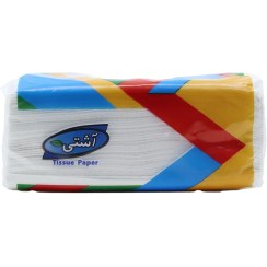 تصویر دستمال کاغذی اقتصادی آشتی بسته 4 عددی Ashti tissue paper 100 pcs