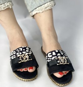 تصویر صندل مخمل LV زنانه 