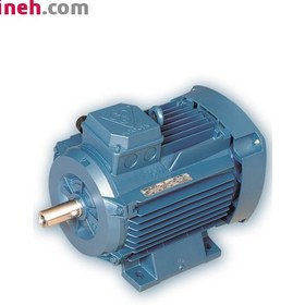 تصویر الکتروموتور 3 فاز فریم 100L آلومینیومی 3 کیلووات (4 اسب) 3000 دور موتوژن Electric motor 3-phase 100L aluminum frame 3 kW (4 hp) 3000 rpm