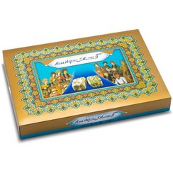 تصویر گز لقمه زعفرانی 40 درصد انگبین و 32 درصد مغز پسته عصاری 450 گرم 