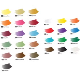 تصویر رنگ ویترای متالیک 40 میل وستا 