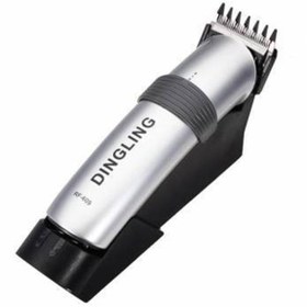 تصویر ماشین اصلاح موی برقی RF-609 نقره‌ای با ابعاد 17x 4.8x 4 سانتی‌متر برند dingling Electric Hair Clipper RF-609 sliver 17x 4.8x 4cm