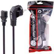تصویر کابل 1.5 متری برق 3 پین لپ تاپ دی نت D-net Laptop 3Pin Power Cable 1.5m