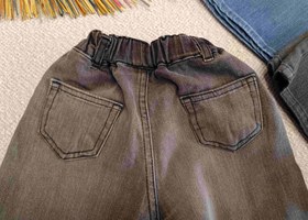 تصویر شلوار جین بگ دایمون 043 - ذغالی / سایز3 