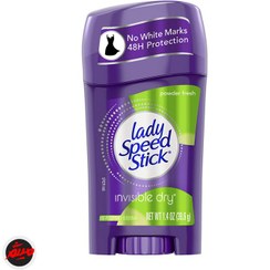 تصویر استیک زنانه Powder fresh حجم 40گرم لیدی اسپید Lady Speed Deodorant Stick Powder Fresh 40g