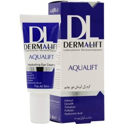 تصویر کرم آکوالیفت ژل آبرسان دور چشم 20میل DERMALIFT AQUALIFT HYDRATING EYE CREAM GEL 20ml