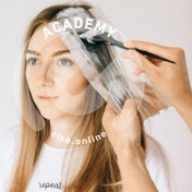 تصویر گواهینامه پایان دوره رنگ مو 