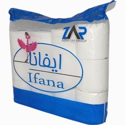 تصویر پک دستمال توالت 12 تایی ایفانا ( چهار لایه ) 