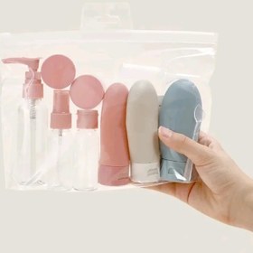 تصویر پک مسافرتی 9 تکه (۶ رنگ جذاب) 9 in 1 travel bottle set WESUNCO