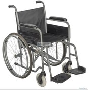 تصویر ویلچر ایران بهکار مدل ۷۰۳ رنگی چرخ عقب توپر (ارسال از تهران) 