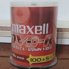 تصویر دی وی دی خام ماکسل(DVD-R.MAXELL) 105 عددی 