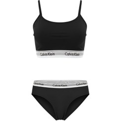 تصویر ست شورت و نیم‌ تنه زنانه مدل بندی مرلین کلوین کلین 