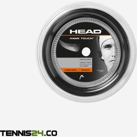 تصویر رول زه راکت تنیس هد head HAWK TOUCH- مشکی HEAD HAWK TOUCH 120M TENNIS STRINGS REEL