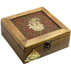 تصویر گز بلداجی شاهکار لقمه ۴۳ درصد پسته ۳۰۰ گرمی جعبه چوبی ترمه اصفهان 