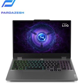 تصویر لپ تاپ گیمینگ لنوو LOQ مدل R5 7235HS ظرفیت ۱۲ گیگابایت رم ۵۱۲ گیگابایت SSD با گرافیک RTX 4050 سایز ۱۵.۶ اینچ 