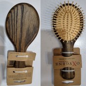 تصویر برس مو چوبی بامبو اکسیژن اصل Oxygen wooden hair brush 