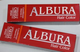 تصویر رنگ موی سر البورا 