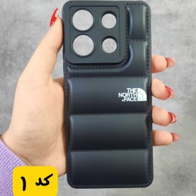 تصویر قاب پافر محافظ لنزدار Xiaomi Redmi Note 13 Pro 5G / Poco X6 - مشکی 