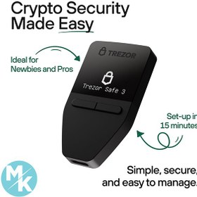 تصویر کیف پول برند Trezor مدل Safe 3 وارداتی آمازون 