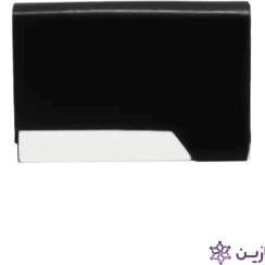 تصویر جاکارتی مگنتی نقره ای چرم ترمو رنگ مشکی G9 