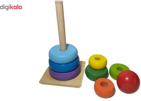 تصویر بازی فکری زود وود مدل حلقه هوش 8 تایی 