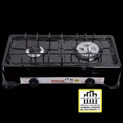 تصویر اجاق ۲شعله لعابی رو کار 