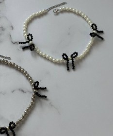 تصویر گردنبند پاپیون دار 