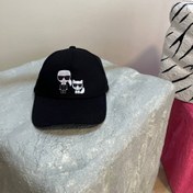 تصویر کلاه نقاب دار طرح برندی جنس کتان 