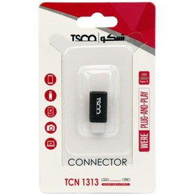 تصویر تبدیل Micro USB به Type-C تسکو مدل TCN 1313 ا TSCO TCN 1313 MicroUSB To Type-c conversation TSCO TCN 1313 MicroUSB To Type-c conversation