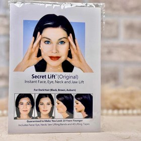 تصویر چسب لیفت صورت و شقیقه ۴۰ عددی | پوست صاف و لیفت‌شده بدون جراحی! ‏Face and Migraine Lift Adhesive 40 pcs | Instant Facelift Without Surgery!