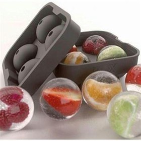 تصویر قالب یخ کروی 2 عددی 