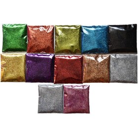 تصویر پودر اکلیل 12 رنگ 