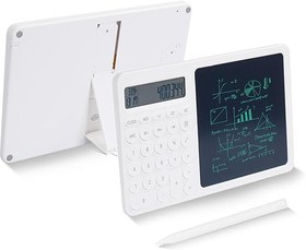 تصویر کاغذ دیجیتال هوشمند به همراه ماشین حساب مدل J01 شیائومی - زرد Calculator Writing Tablet For Office And Study