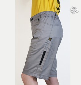 تصویر شلوارک Bould+ طوسی 