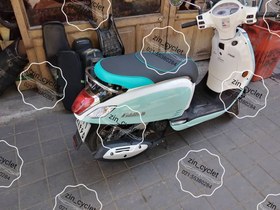 تصویر سفارش انلاین روکش زین فیدل - مشکی / قرمز / کاوان125 ا Fidel motorcycle saddle cover Fidel motorcycle saddle cover