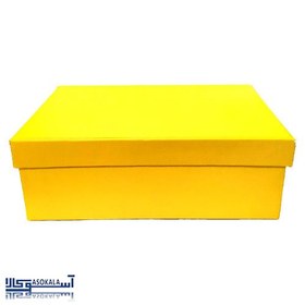 تصویر جعبه کادو رنگ زرد 